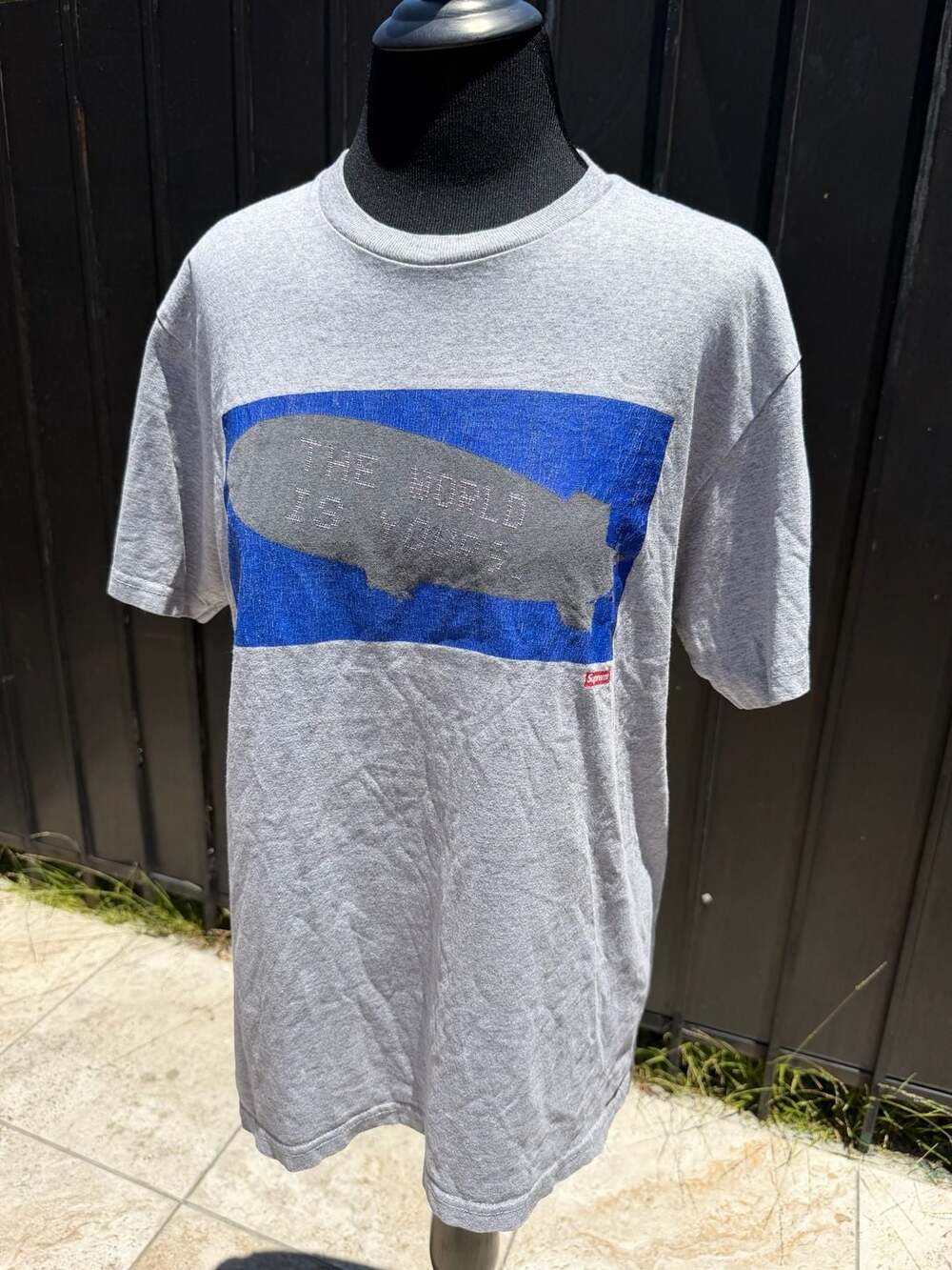 Supreme Scarface Blimp Tee The World Is Yours T-shirt Men's M Made In USA